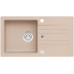 ALVEUS CORTINA 140 Granitspüle, 750 x 420 mm, POP-UP, beige