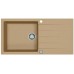 ALVEUS CADIT 50 Granitspüle, 1000 x 500 mm, beige 1140597