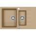 ALVEUS CADIT 70 Granitspüle, 790 x 500 mm, beige 1131359