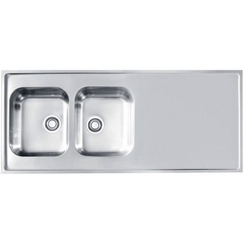 ALVEUS CLASSIC PRO 110 Edelstahlspüle, 1400 x 600 mm, Satin 1132129