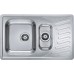 ALVEUS ELEGANT 110 Küchenspüle, Edelstahl, 810 x 510 mm, Leinen 1009389