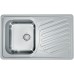 ALVEUS ELEGANT 30 Edelstahlspüle, 810 x 510 mm, Satin 1126348
