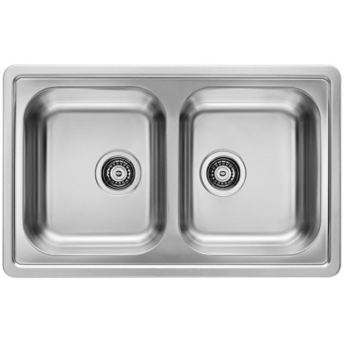 ALVEUS ELEGANT 40 Edelstahlspüle, 810 x 510 mm, Satin 1009383
