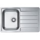 ALVEUS LINE 80 Edelstahlspüle, 790 x 500 mm, Natur 1069147