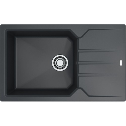 ALVEUS RECORD 40 Granitspüle, 780 x 480 mm, schwarz 1144466