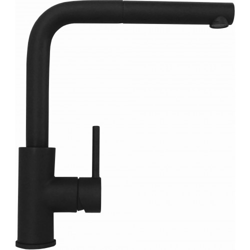 ALVEUS ZEOS - P Küchenarmatur, ausziehbar, schwarz matt 1136505