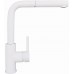 ALVEUS ZEOS - P Küchenarmatur, ausziehbar, weiß matt 1136506