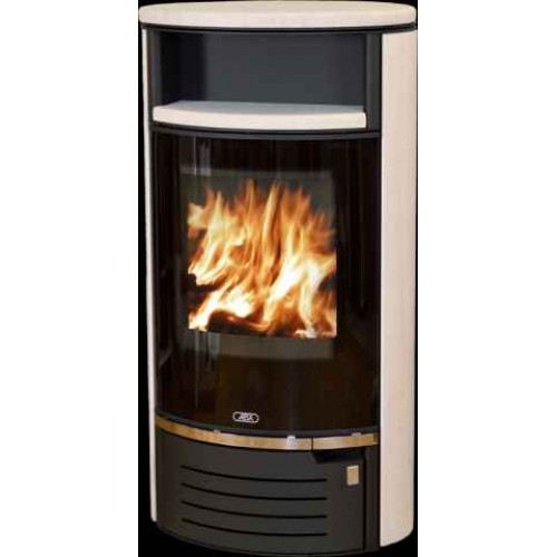 ABX Atlantik 7 Kaminofen, schwarz + Cream