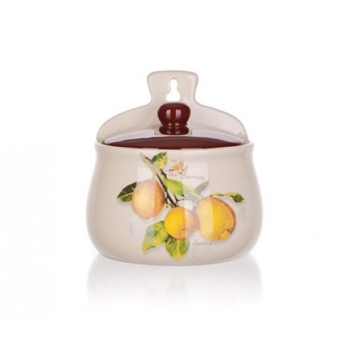 BANQUET Keramik Dose mit Deckel, Lemon 60ZF1096LM