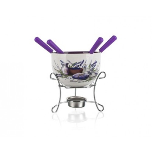 BANQUET Fondue-Set für Schokolade LAVENDER 17AA1210-A