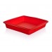 BANQUET Silikon Backblech 23x23x4 cm Culinaria red 3120050R