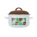BANQUET Emaillierten Topf 22 cm DOMINO 13SM122CHPK