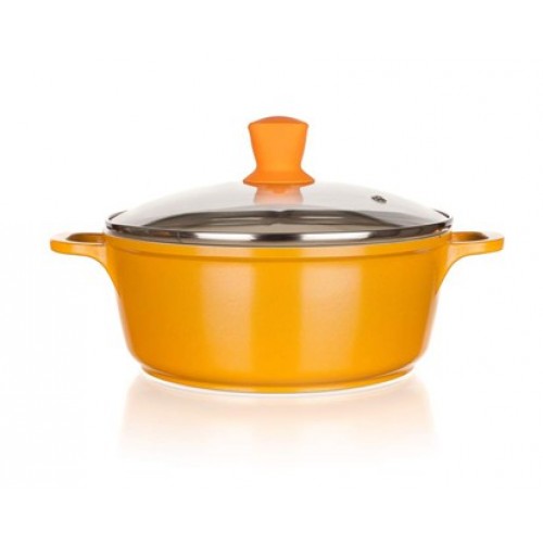 BANQUET GOURMET Ceramia Topf mit Keramikoberfläche, 20 x 8,5 cm 40SB20AC