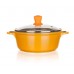 BANQUET GOURMET Ceramia Topf mit Keramikoberfläche, 20 x 8,5 cm 40SB20AC