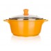 BANQUET GOURMET Ceramia Topf mit Keramikoberfläche 24 x 11,5 40SB24A