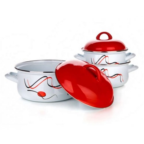 BANQUET Töpfe 16,18,20 cm Carmen 1306SM161820 BANQUET Töpfe 16,18,20 cm Carmen 1306SM161820
