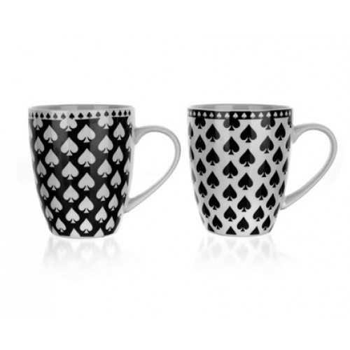 BANQUET Tasse Pik assorted schwarz 60ZPX11362 BANQUET Tasse Pik assorted schwarz 60ZPX11362