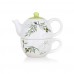 BANQUET OLIVES Teekanne mit Tasse OK 60ZF1124OL