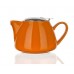 BANQUET Bonnet Teekanne mit Deckel und Edelstahlsieb orange 60GSSFYT138LO