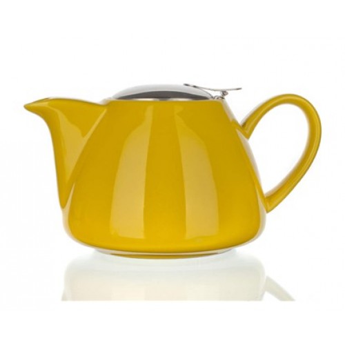 BANQUET Bonnet Teekanne mit Deckel und Edelstahlsieb gelb 60GSSFYT138LY