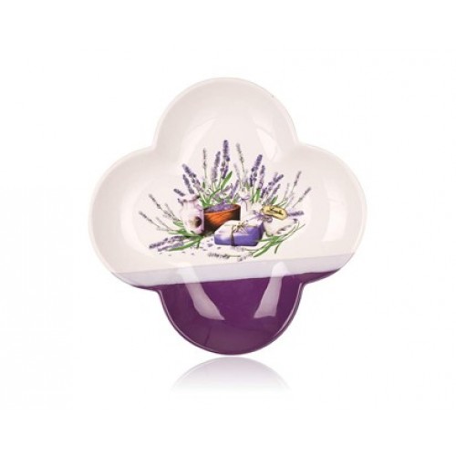 BANQUET Snack-Teller in Kleeblatt form 32 cm LAVENDER 60SM03L