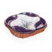 BANQUET 5 Snack-Schalen im Weidenkorb LAVENDER 28 cm, 601512LAV