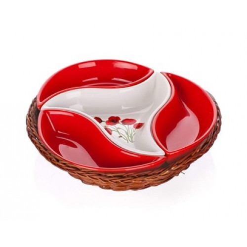 BANQUET 4 Schüssel in den Korb 23cm Red Poppy 601556RP BANQUET 4 Schüssel in den Korb 23cm Red Poppy 601556RP