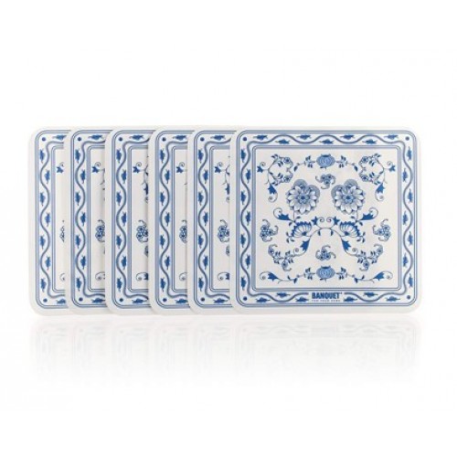BANQUET 6-teiliges Set Tischunterlagen/Glasunterlagen ONION 12CF43285CST BANQUET 6-teiliges Set Tischunterlagen/Glasunterlagen ONION 12CF43285CST