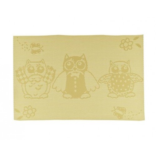 BANQUET Tischunterlage 45x30 cm EULE gelb 12CGOWL005Y BANQUET Tischunterlage 45x30 cm EULE gelb 12CGOWL005Y