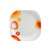 BANQUET Speiseteller square 28cm RED BUBBLE 60112709R