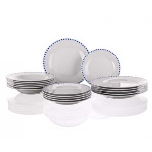 BANQUET Tafelservice CUBITO BLUE, 18-teilig 60XFW112119