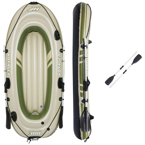 BESTWAY Hydro-Force Voyager 300 Schlauchboot-Set, 243 x 102 x 31 cm 65051