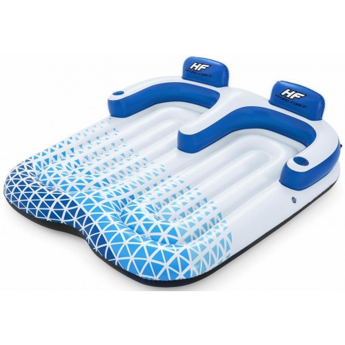 BESTWAY Hydro-Force Indigo Wave Poolliege für 2 Personen 196 x 193 cm 43534