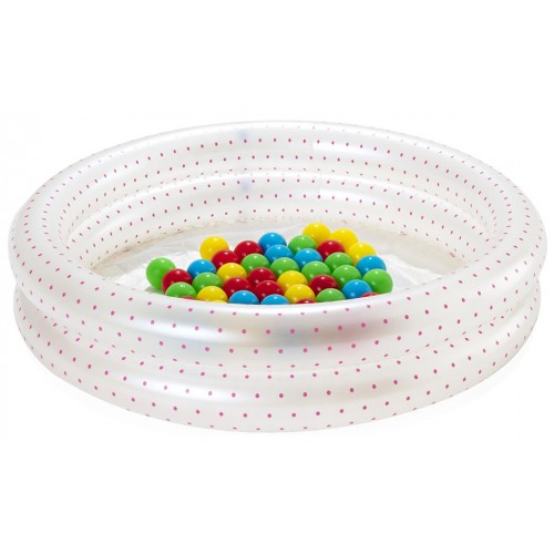 BESTWAY Aufblasbarer Pool mit Bällen, 91 x 20 cm 51141