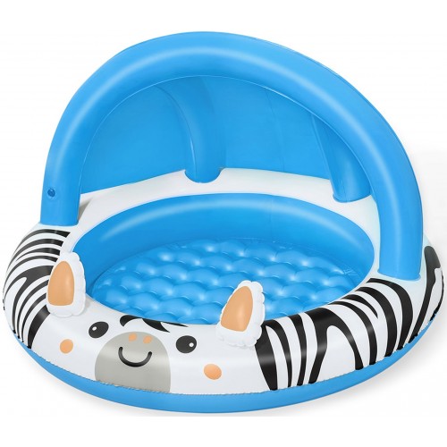 BESTWAY Safari Sun Planschbecken mit Sonnenschutzdach 97 x 66 cm, rund 52559
