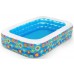 BESTWAY Family Pool Happy Flora, 229 x 152 x 56 cm, eckig 54120