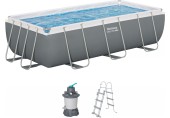 BESTWAY Steel Pro Max Frame Pool 404 x 201 x 100 cm, mit Sandfilteranlage 56442