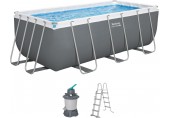 BESTWAY Steel Pro Max Frame Pool 412 x 201 x 122 cm, mit Sandfilteranlage 56457