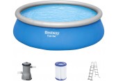 BESTWAY Fast Set Pool 457 x 122 cm, mit Filterpumpe 57289