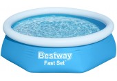BESTWAY Fast Set Aufstellpool 244 x 61 cm, ohne Pumpe, blau 57448