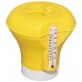 BESTWAY Flowclear Dosierschwimmer mit Thermometer 18,5 cm, gelb 58209