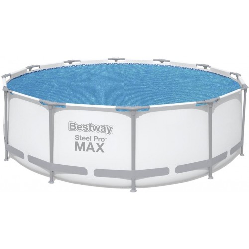 BESTWAY Solarabdeckplane 356 cm, für runde 366 cm Aufstellpools 58242