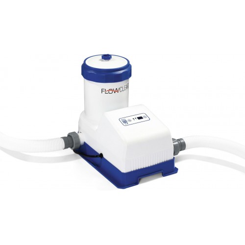 BESTWAY Flowclear WLAN-Filterpumpe mit Zeitschaltuhr 7.570 l/h, 125 W 58680