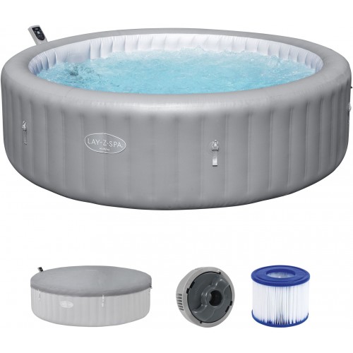 BESTWAY Lay-Z-Spa Hawaii AirJet Whirlpool, 236 x 71 cm, für 8 Personen 6001J BESTWAY Lay-Z-Spa Hawaii AirJet Whirlpool, 236 x 71 cm, für 8 Personen 6001J