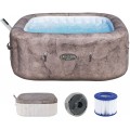 BESTWAY Lay-Z-Spa Rome Energiespar-Whirlpool, 180 x 180 x 71 cm, 6 Personen 6001K