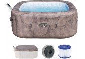 BESTWAY Lay-Z-Spa Rome Energiespar-Whirlpool, 180 x 180 x 71 cm, 6 Personen 6001K
