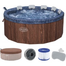 BESTWAY Lay-Z-Spa Toronto AirJet Energiespar-Whirlpool, 190 x 70 cm, 7 Personen 6001W