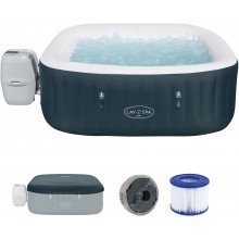 BESTWAY Lay-Z-Spa Ibiza AirJet Energiespar Whirlpool, 180 x 180 x 66 cm, 4 Personen 6002U