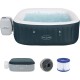 BESTWAY Lay-Z-Spa Ibiza AirJet Energiespar Whirlpool, 180 x 180 x 66 cm, 4 Personen 6002U