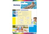 BESTWAY Selbstklebende Reparaturflicken, 6,5 x 6,5 cm, 10 Stück 62068